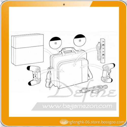 Video Game Carrying case for PS4 System and Accessories